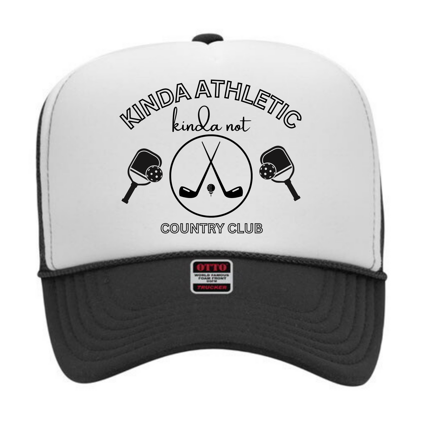 Kinda Athletic Kinda Not Country Club Trucker Hat