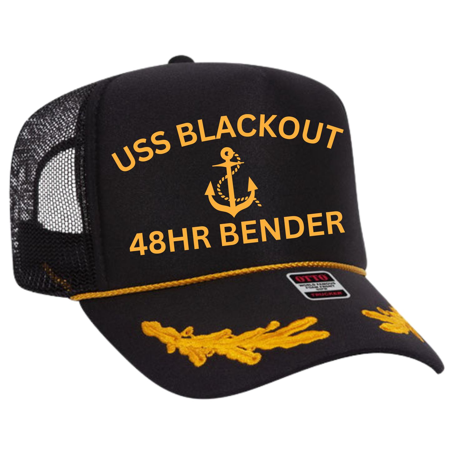 USS Blackout Trucker Hat