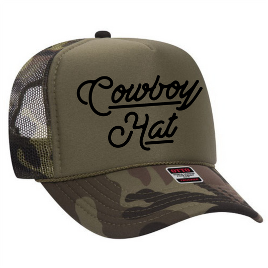 Cowboy Hat Trucker Hat