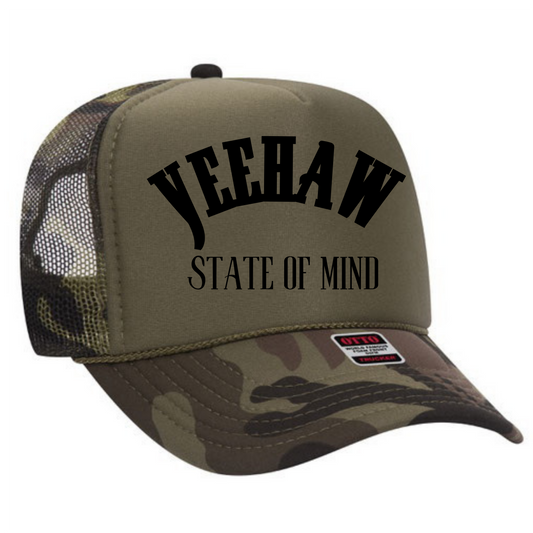 Yeehaw State of Mind Trucker Hat