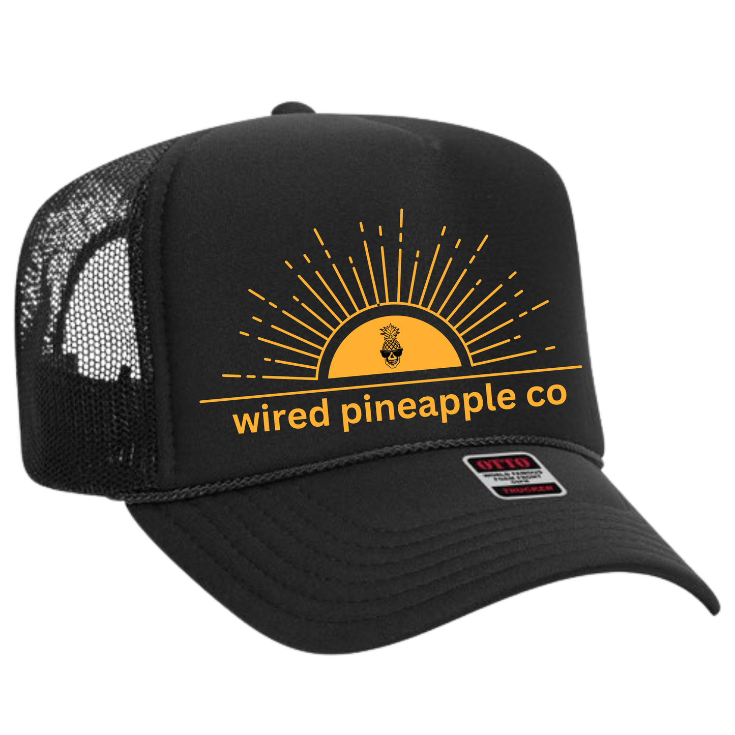 Wired Pineapple Co Sunburst Trucker Hat