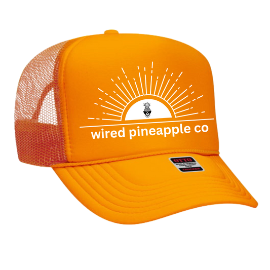 Wired Pineapple Co Sunburst Trucker Hat