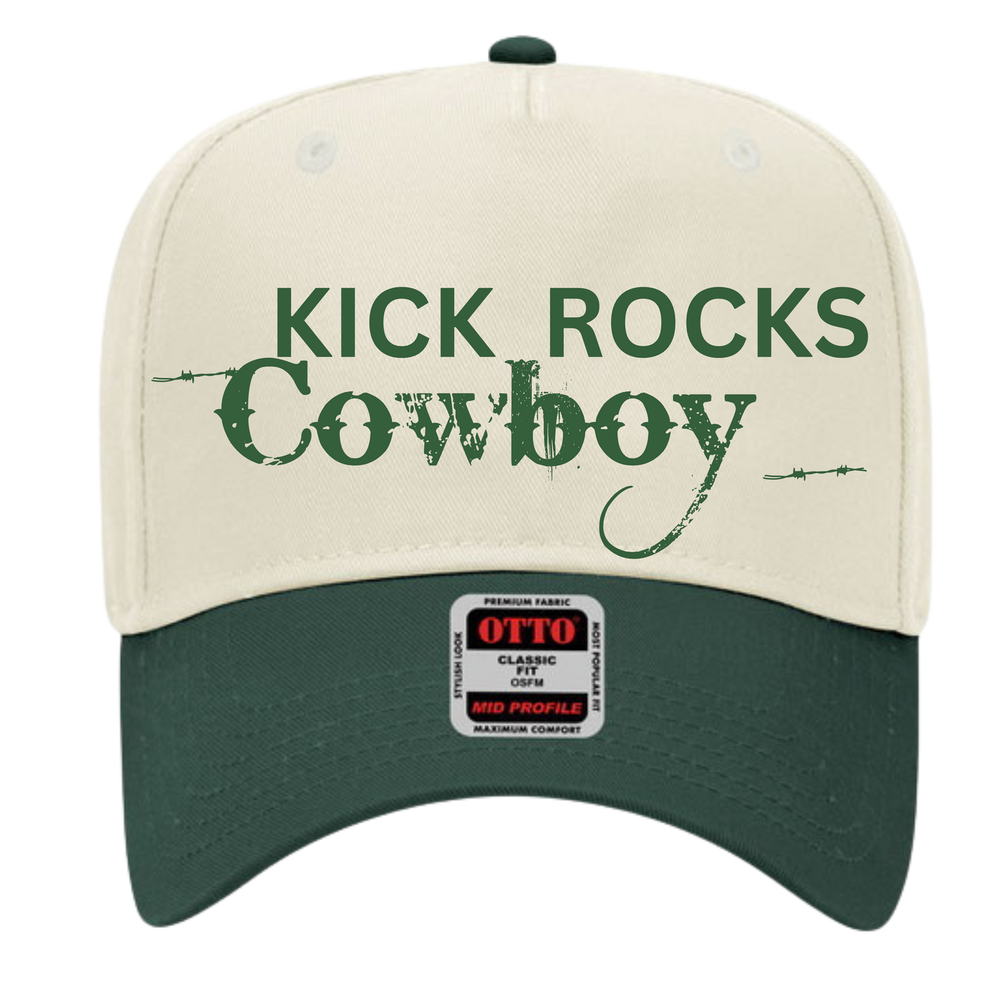 Kick Rocks Cowboy A Frame Hat