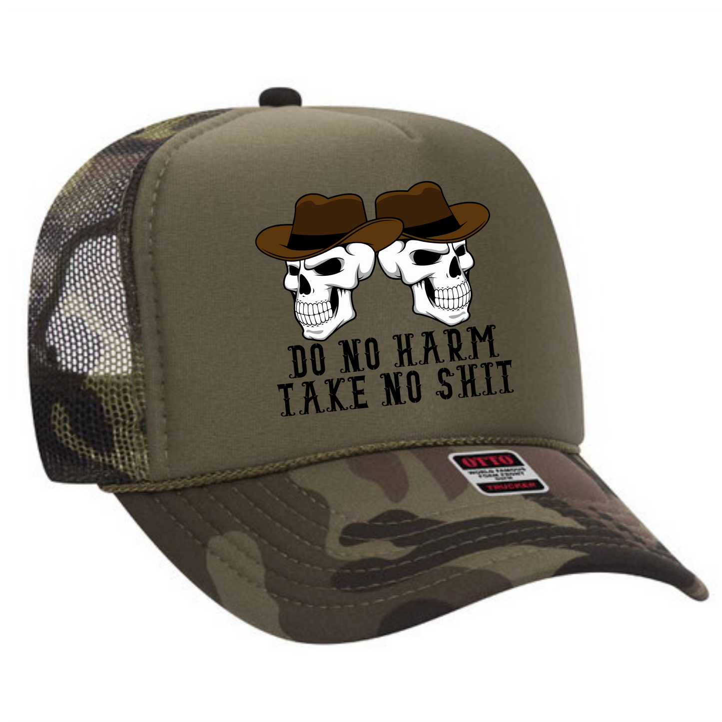 Do No Harm Take No Shit Trucker Hat