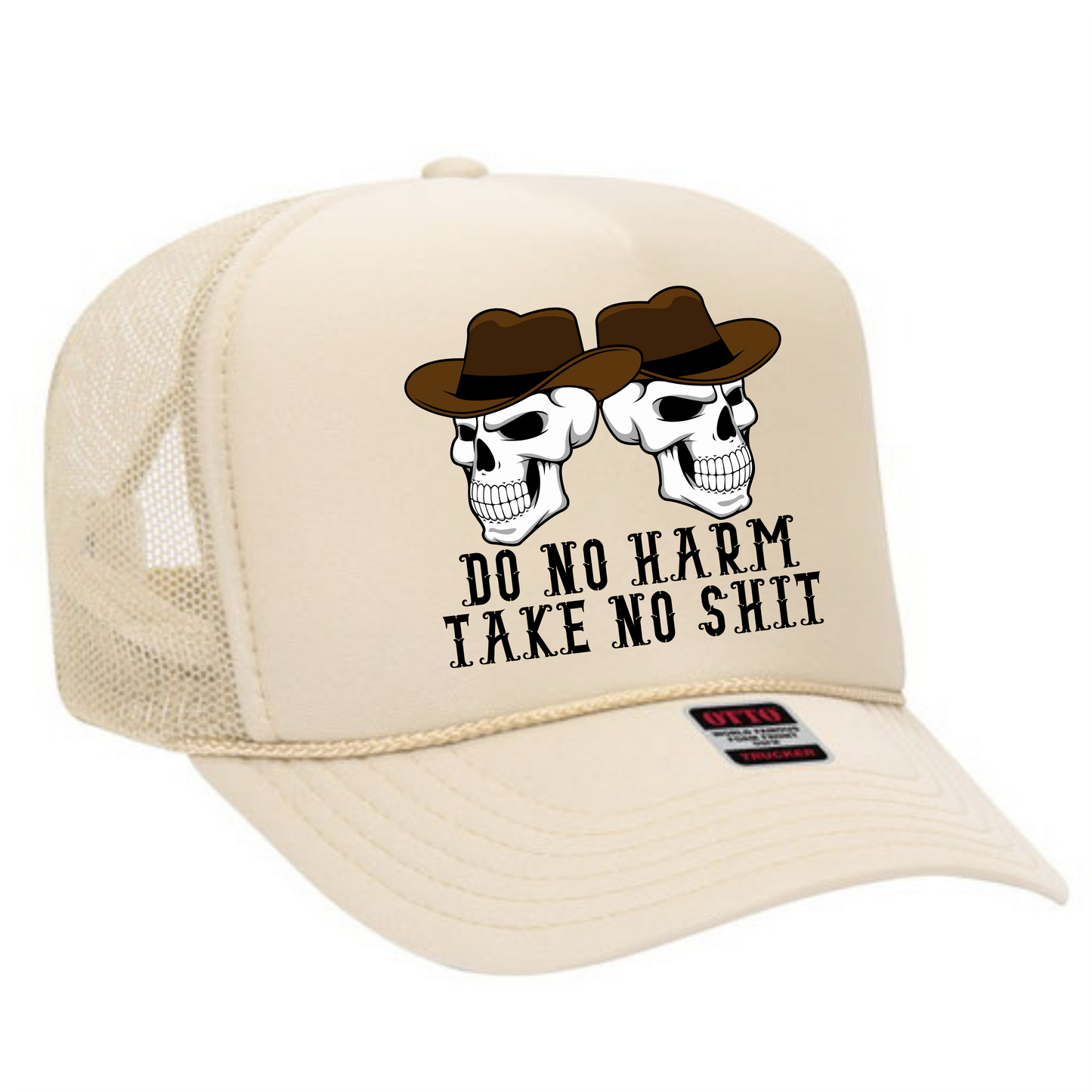 Do No Harm Take No Shit Trucker Hat