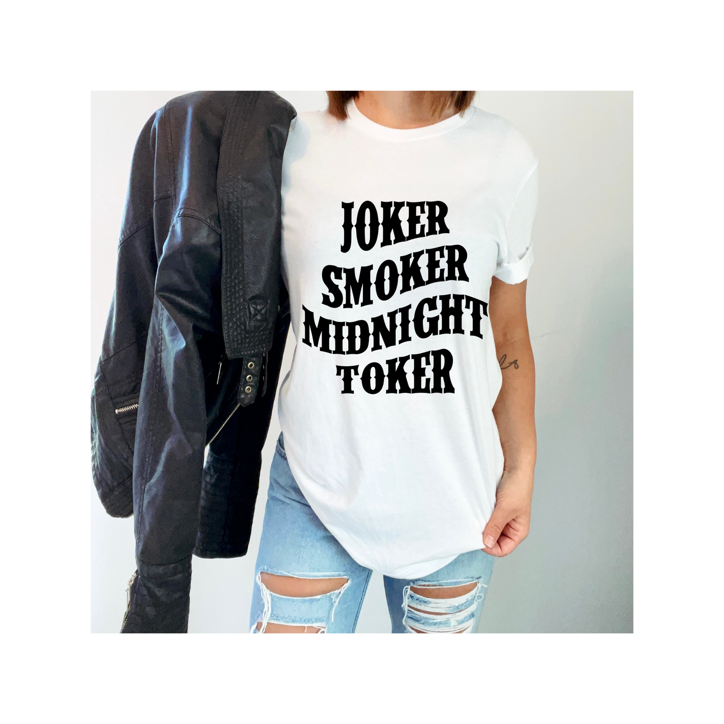 Joker Smoker Midnight Toker Tshirt