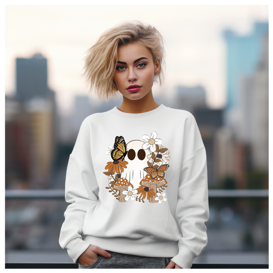 Halloween Ghost Crew Sweatshirt