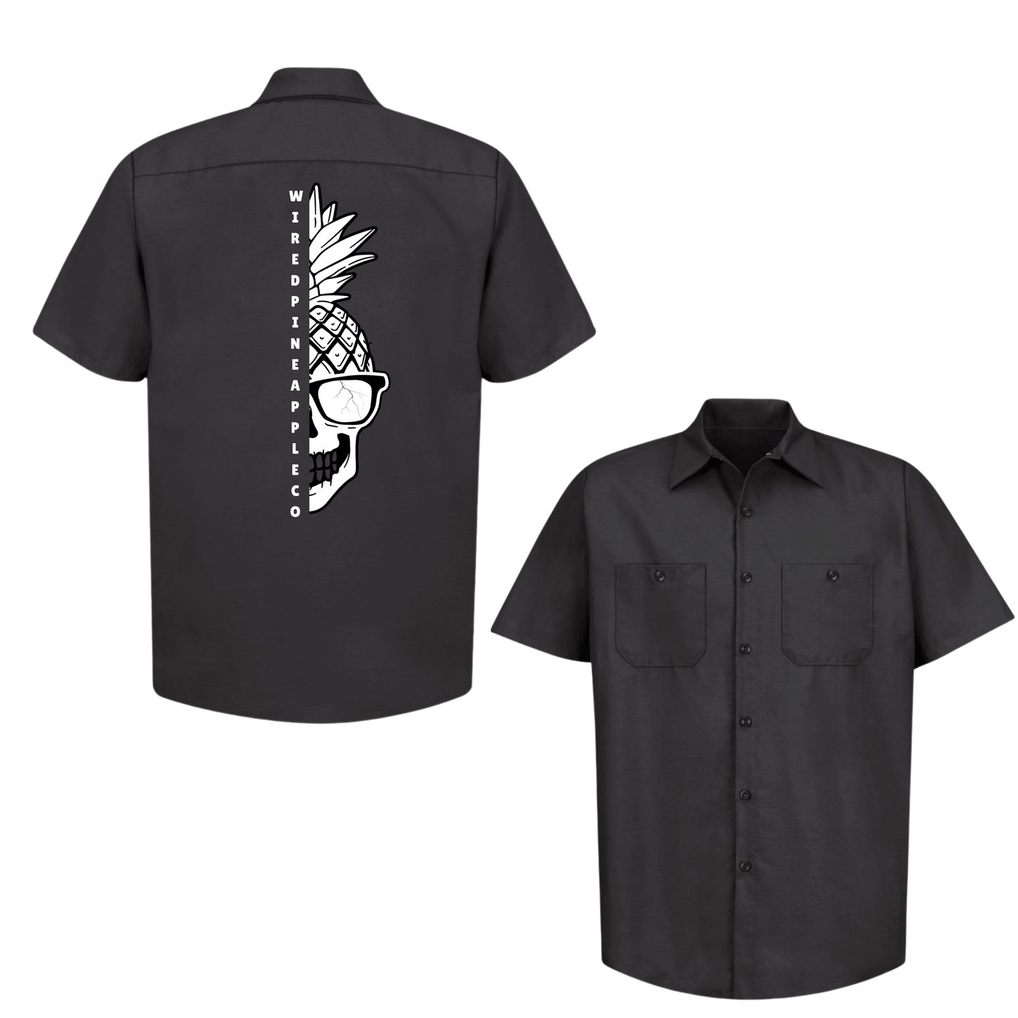 Wired Pineapple Co Better Some Than None Work Shirt