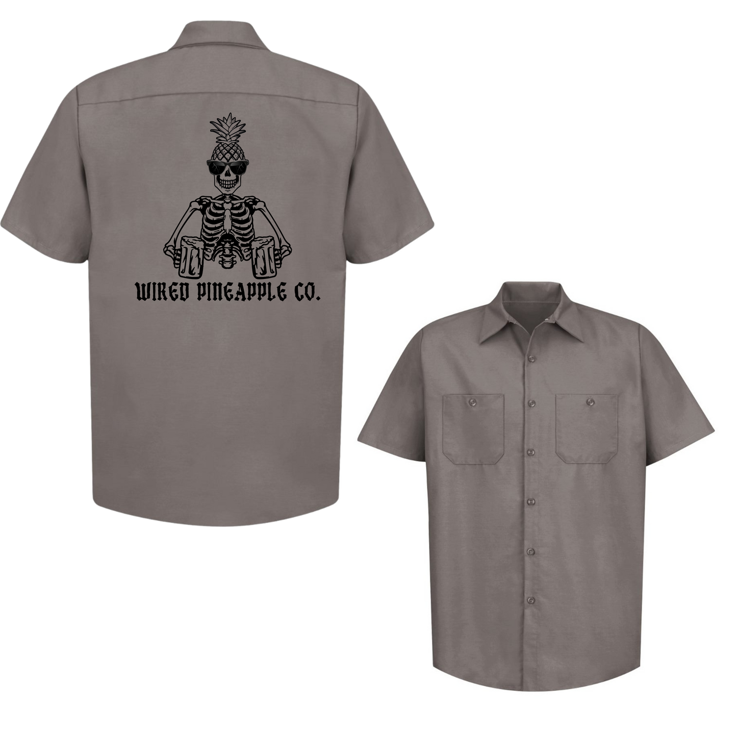 Wired Pineapple Co Cheers Work Shirt