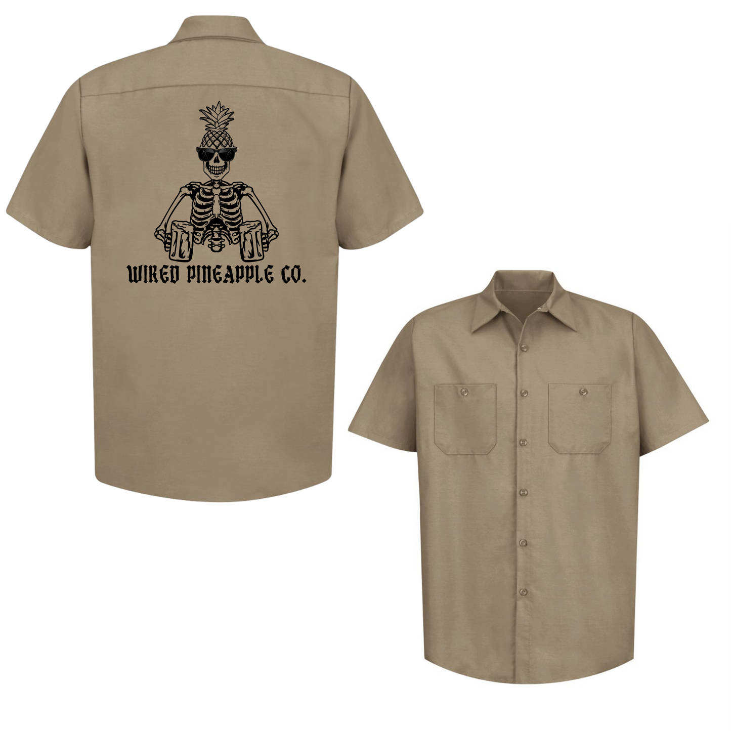 Wired Pineapple Co Cheers Work Shirt