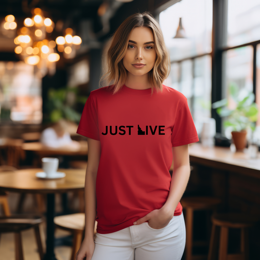 Just Live Idaho Tshirt