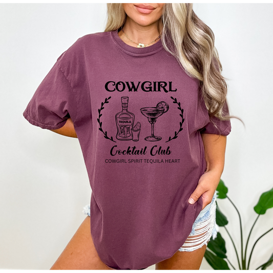 Cowgirl Cocktail Club Tshirt