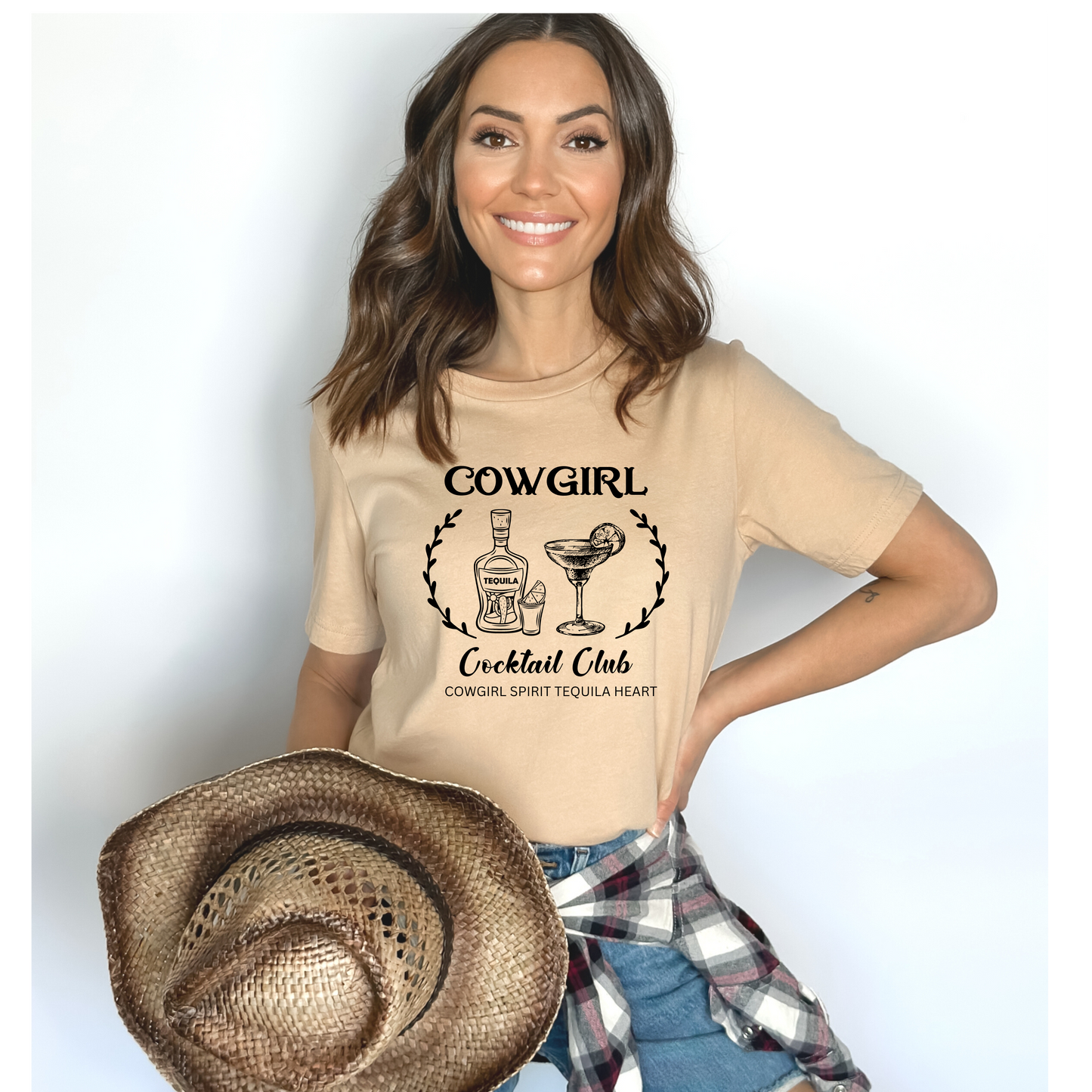 Cowgirl Cocktail Club Tshirt