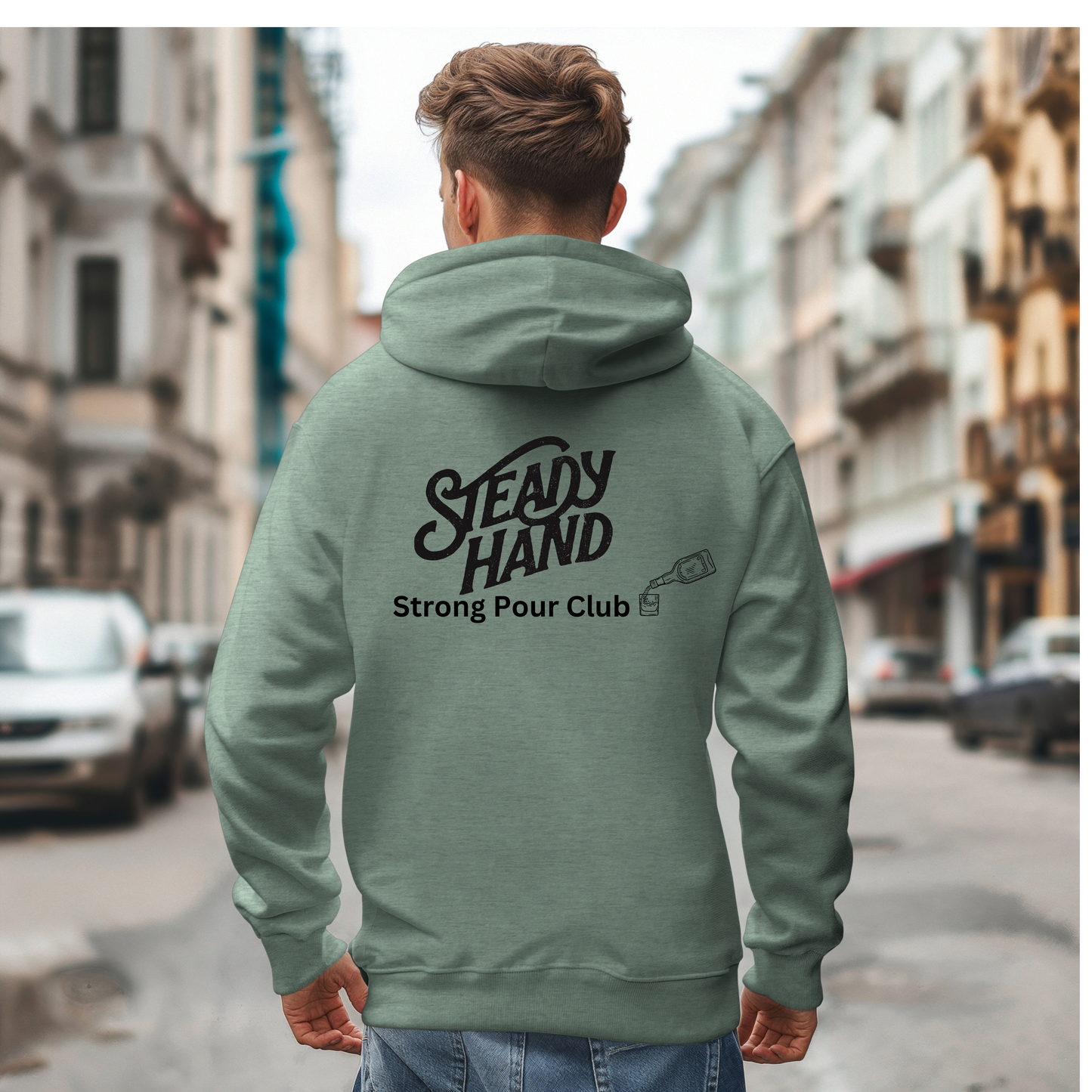 Steady Hand Strong Pour Hoodie