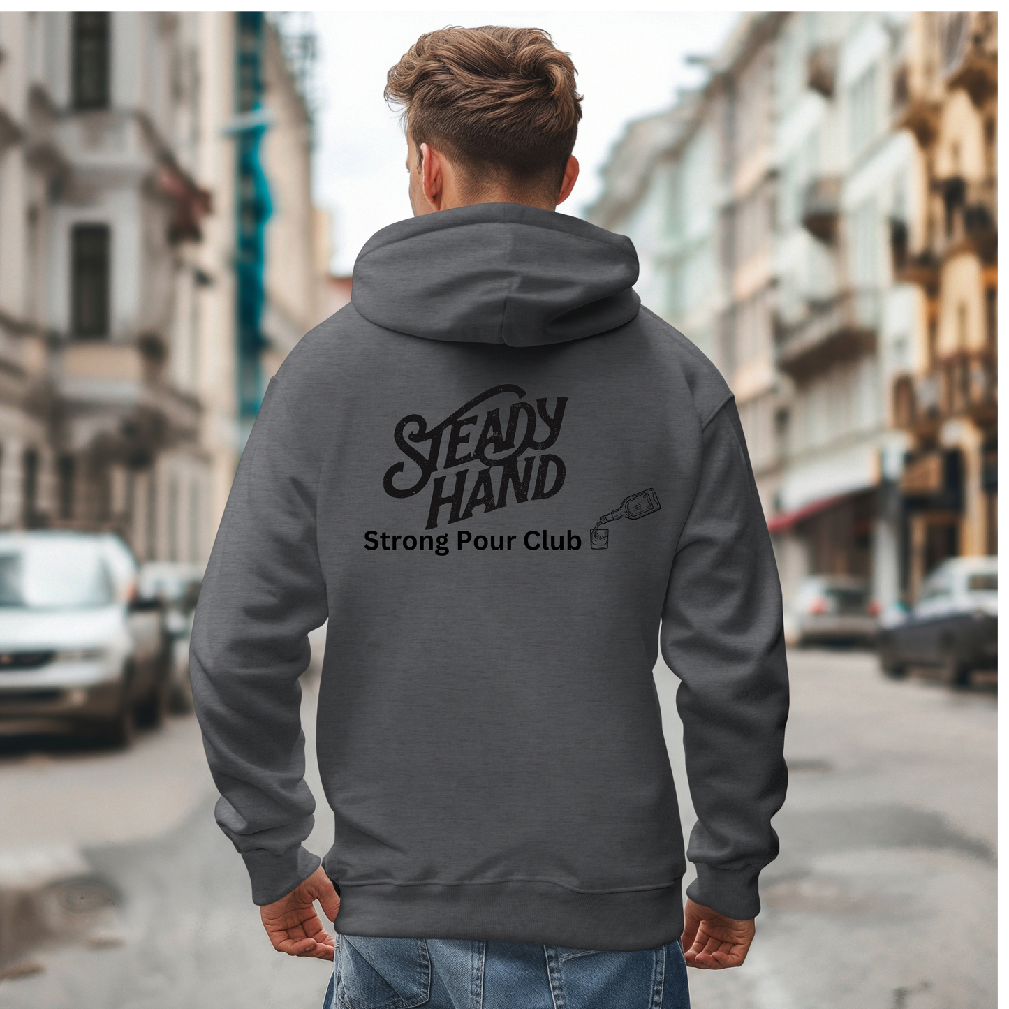 Steady Hand Strong Pour Hoodie