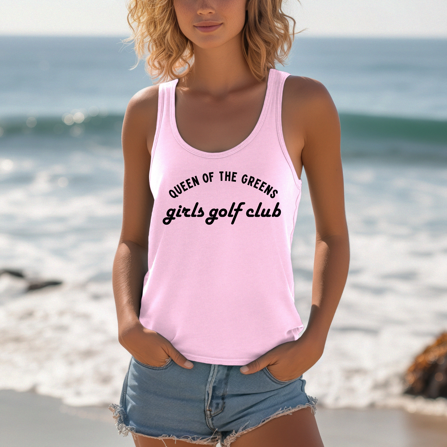 Queen of the Greens Girls Golf Club Tank