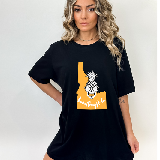 Wired Pineapple Co Idaho Orange Tshirt