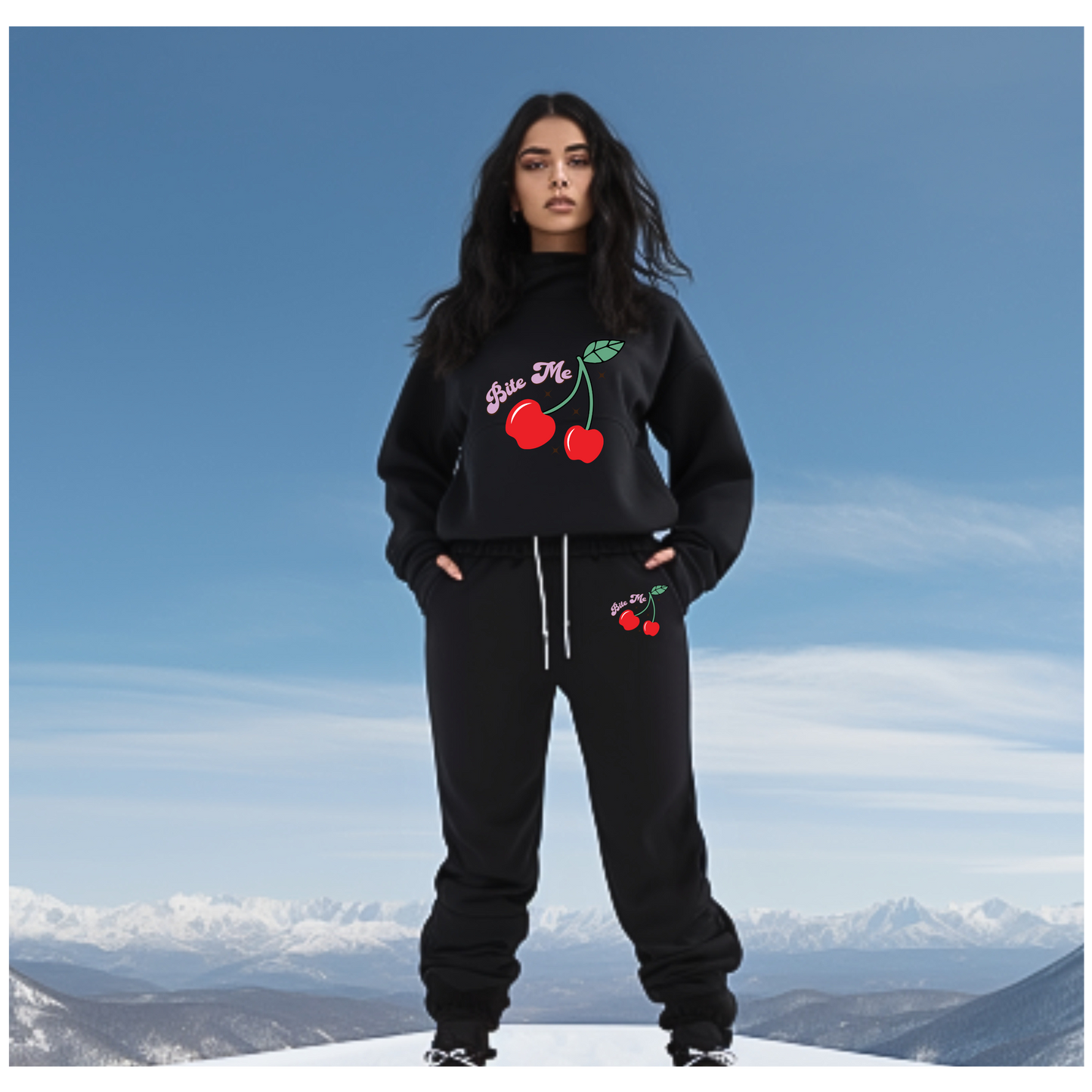 Bite Me Hoodie Jogger Set