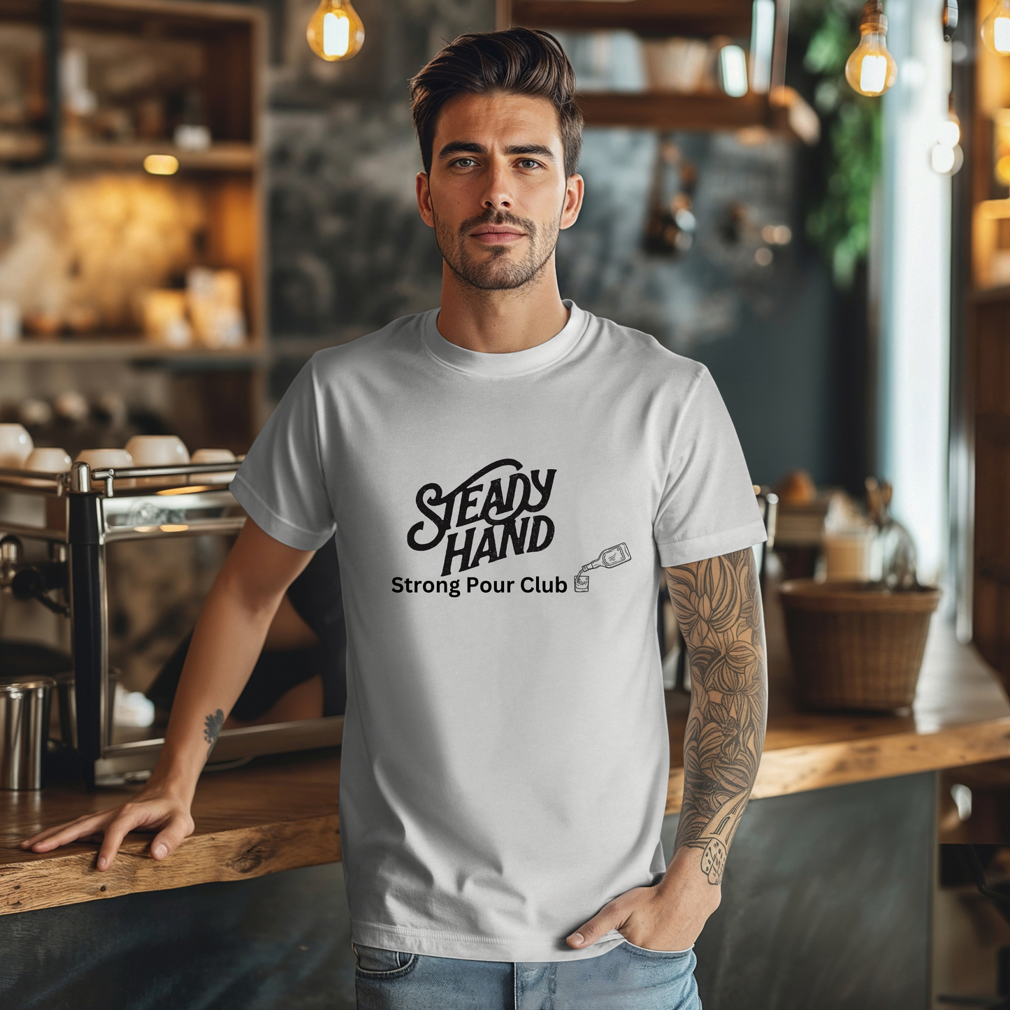 Steady Hand Strong Pour Club Tshirt